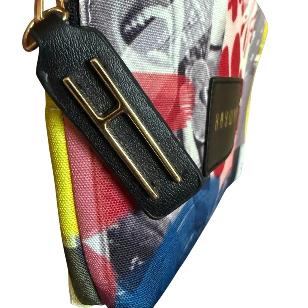 Hayward Multicolor Graphic Pouch Cosmetic Bag